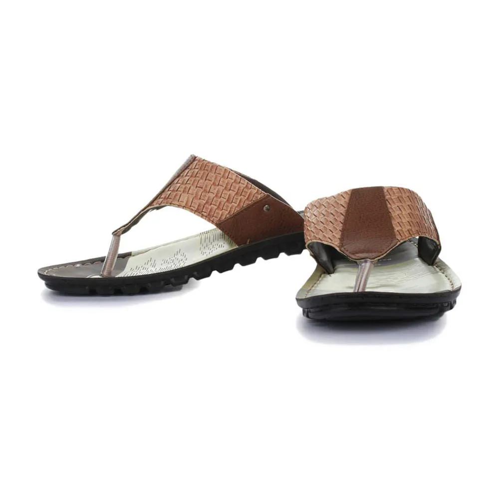 A-HA By Liberty 2137-A1 Pantoufles décontractées pour hommes en couleur tan