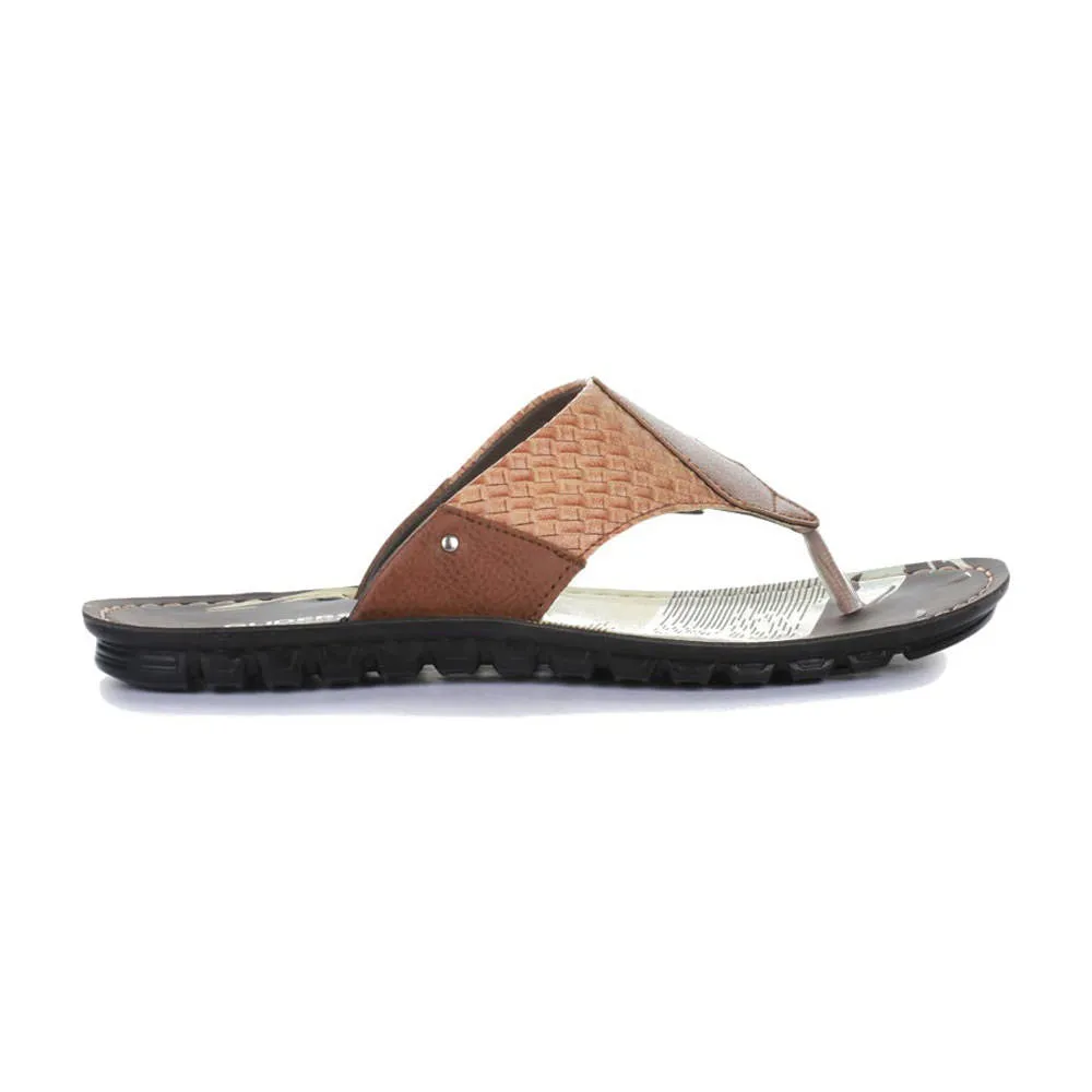 A-HA By Liberty 2137-A1 Pantoufles décontractées pour hommes en couleur tan
