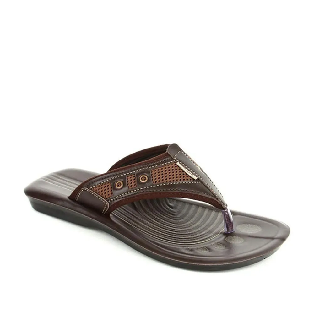 A-HA By Liberty CT-001 Pantoufles décontractées marron pour hommes