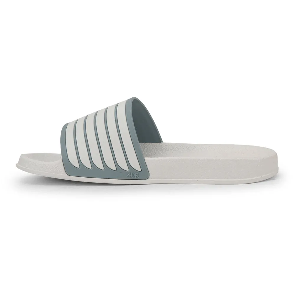 A-HA By Liberty OCEAN-W2 Sandales d'intérieur pour femmes en blanc