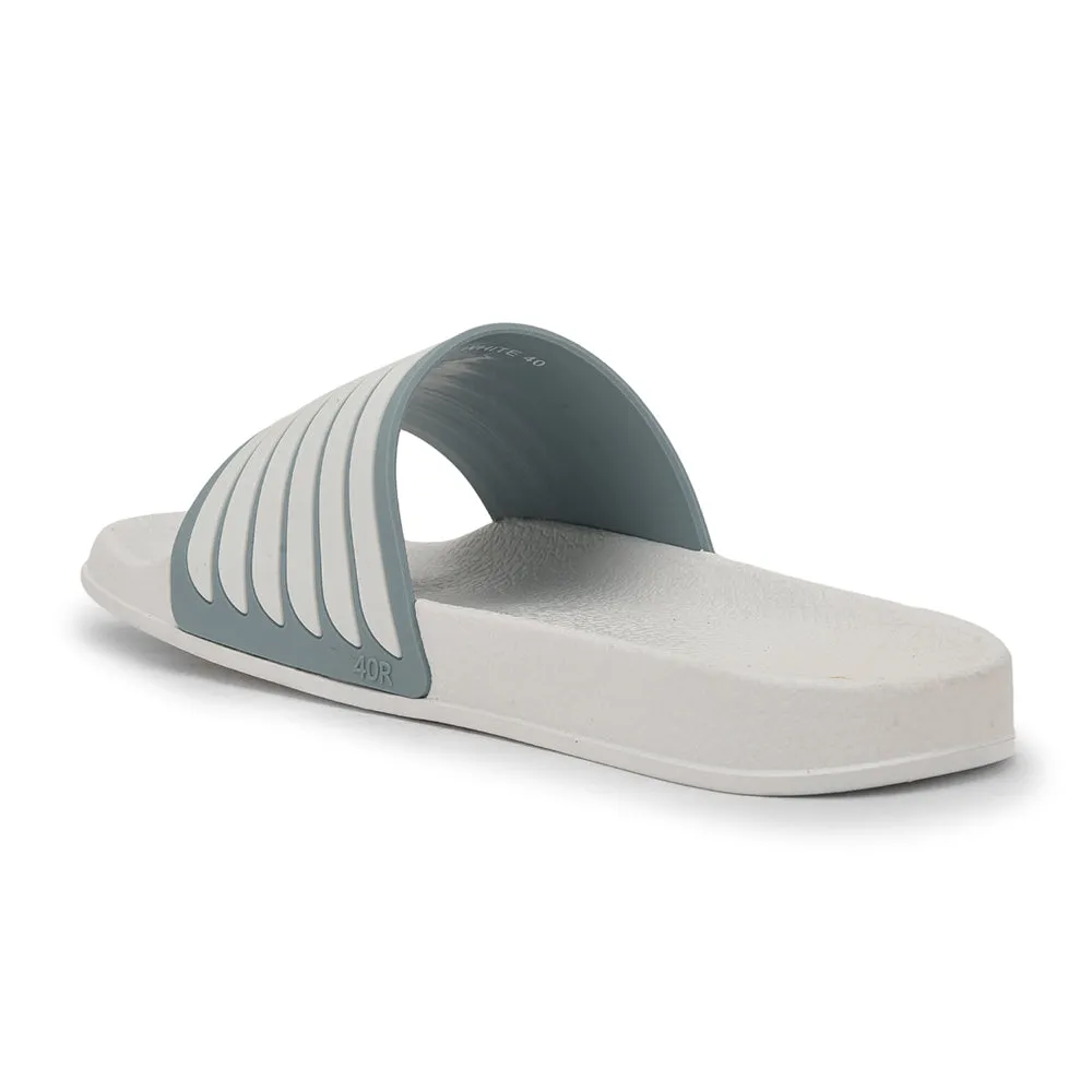 A-HA By Liberty OCEAN-W2 Sandales d'intérieur pour femmes en blanc