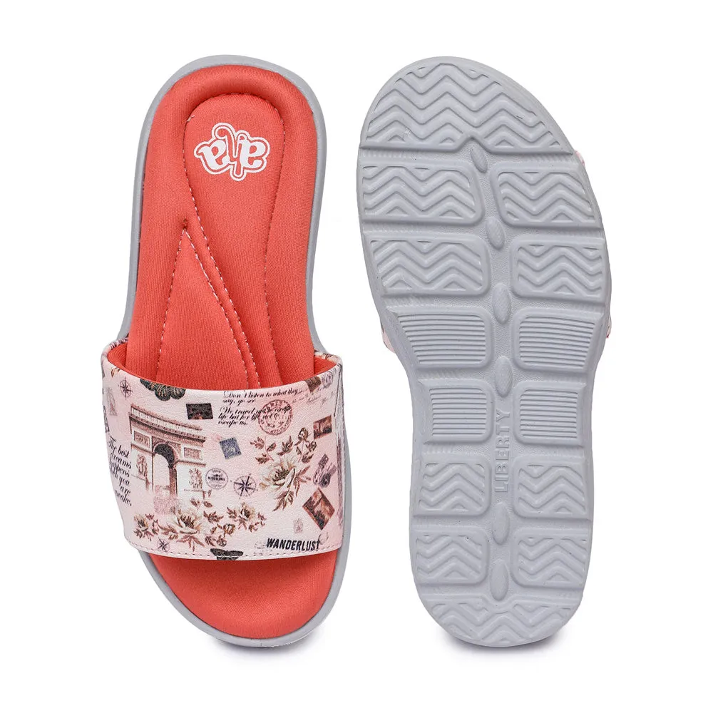A-HA Par Liberty Pink Slides Pour Femme CUSHION-34