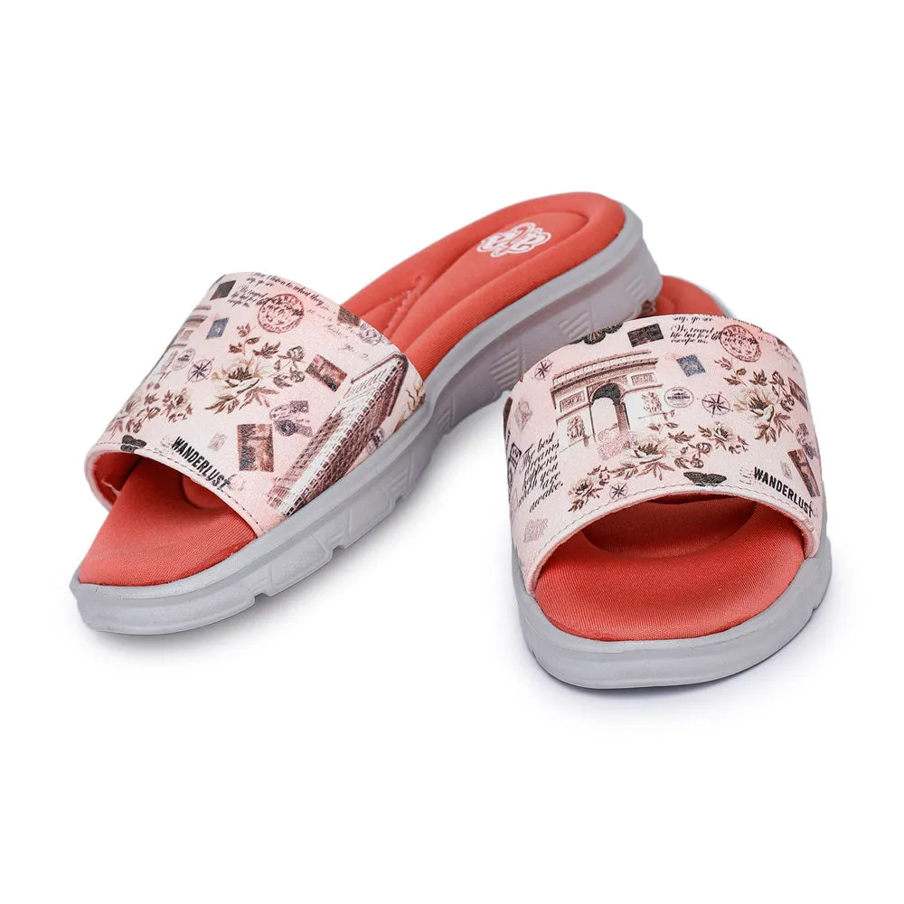 A-HA Par Liberty Pink Slides Pour Femme CUSHION-34