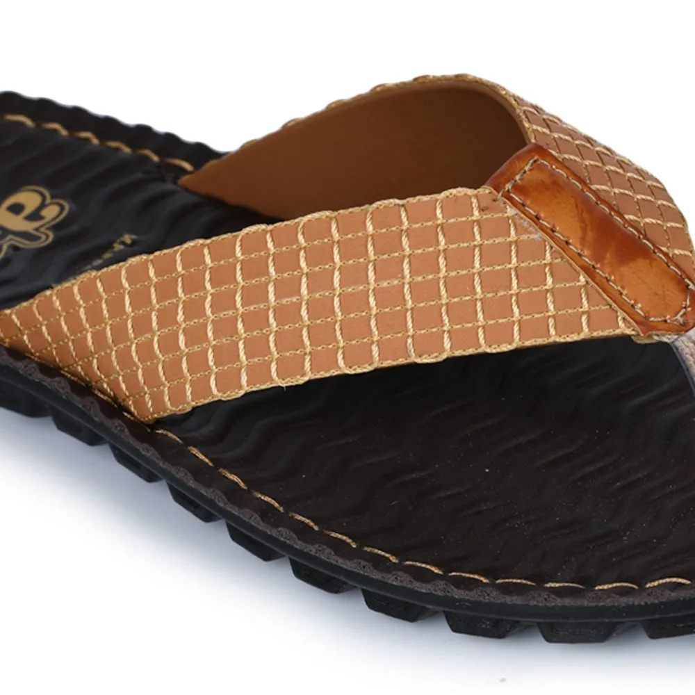 Chaussons décontractés A-HA Tan pour hommes 2137-11 par Liberty