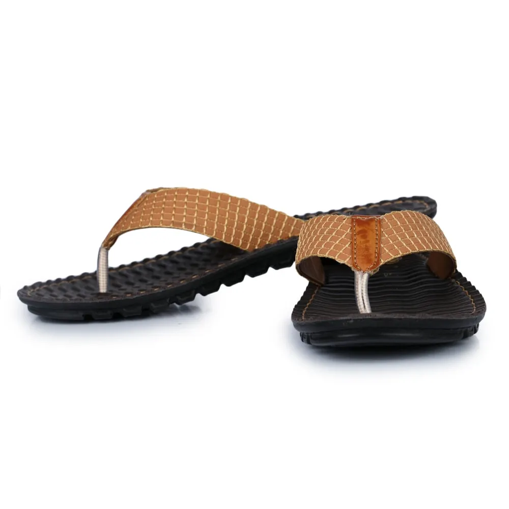 Chaussons décontractés A-HA Tan pour hommes 2137-11 par Liberty