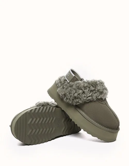 Chaussures UGG® Australian Shepherd à plateforme bouclées gaufrées