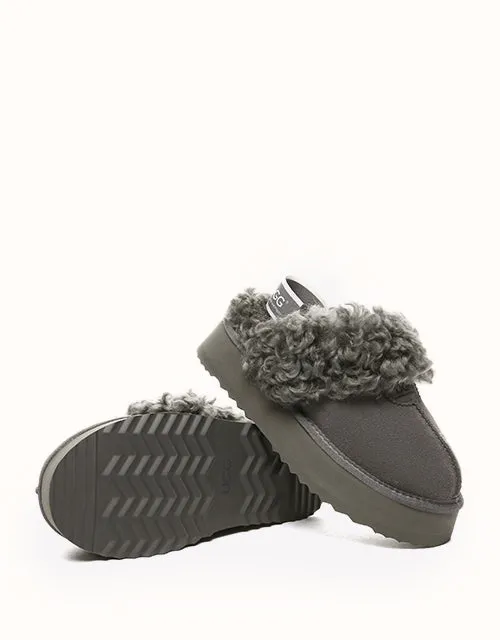 Chaussures UGG® Australian Shepherd à plateforme bouclées gaufrées