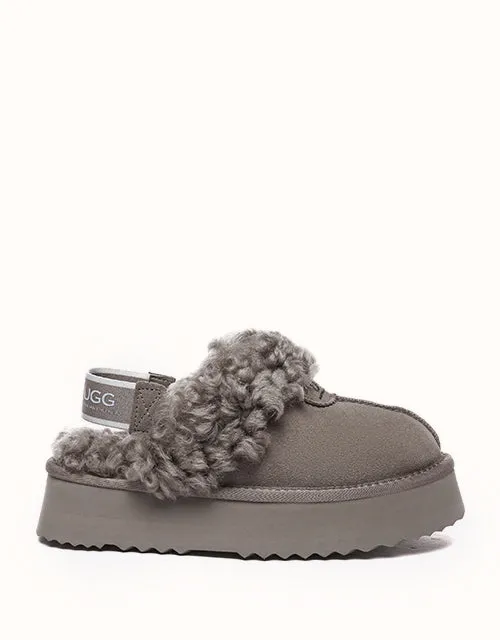 Chaussures UGG® Australian Shepherd à plateforme bouclées gaufrées