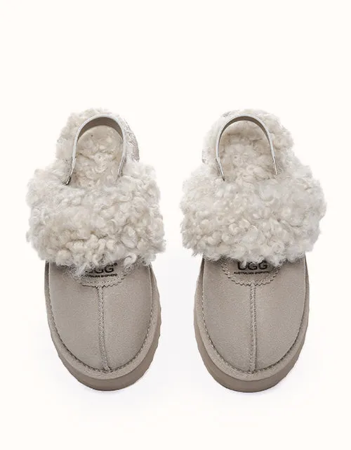 Chaussures UGG® Australian Shepherd à plateforme bouclées gaufrées