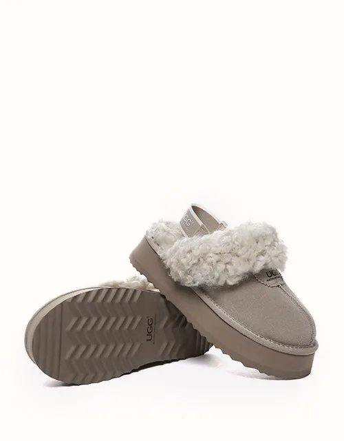 Chaussures UGG® Australian Shepherd à plateforme bouclées gaufrées