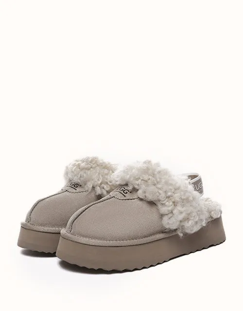 Chaussures UGG® Australian Shepherd à plateforme bouclées gaufrées