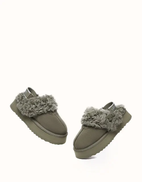 Chaussures UGG® Australian Shepherd à plateforme bouclées gaufrées
