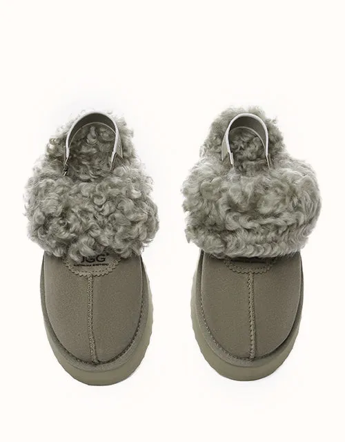 Chaussures UGG® Australian Shepherd à plateforme bouclées gaufrées