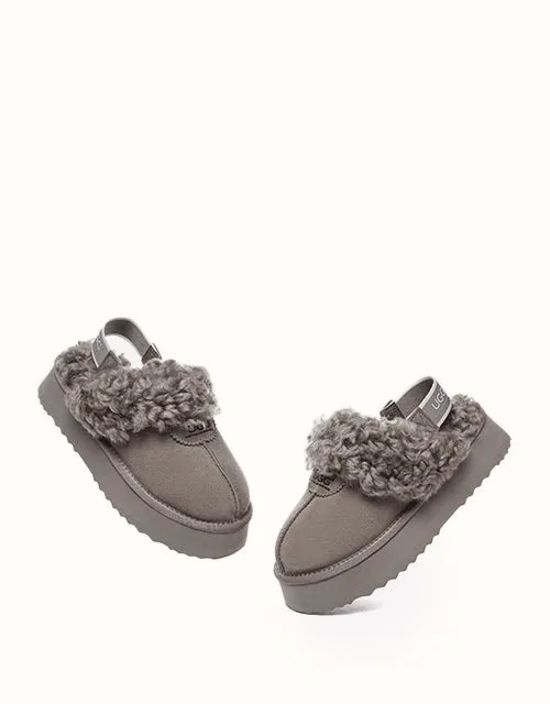Chaussures UGG® Australian Shepherd à plateforme bouclées gaufrées
