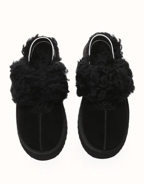 Chaussures UGG® Australian Shepherd à plateforme bouclées gaufrées