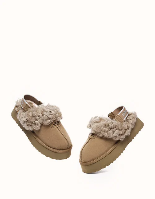 Chaussures UGG® Australian Shepherd à plateforme bouclées gaufrées