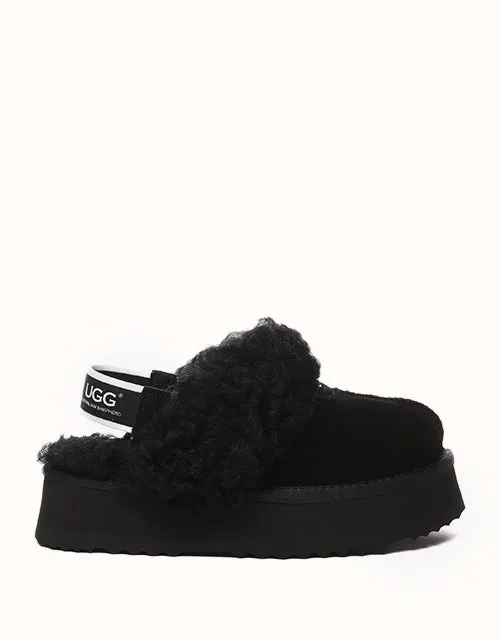 Chaussures UGG® Australian Shepherd à plateforme bouclées gaufrées