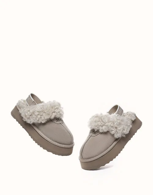 Chaussures UGG® Australian Shepherd à plateforme bouclées gaufrées