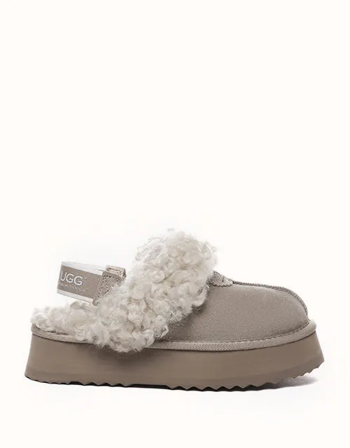 Chaussures UGG® Australian Shepherd à plateforme bouclées gaufrées