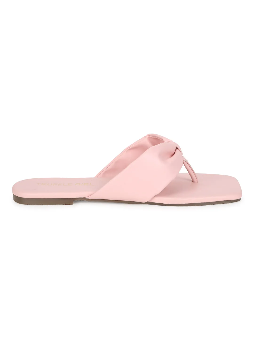 Tong Pantoufles en PU Rose Bébé (TC-ST-1216-PNK)