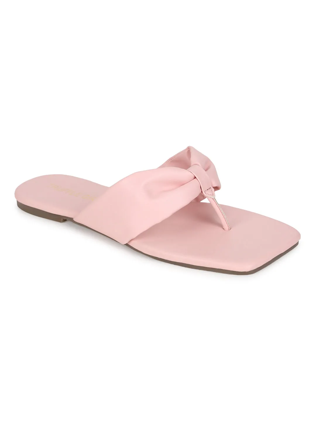 Tong Pantoufles en PU Rose Bébé (TC-ST-1216-PNK)