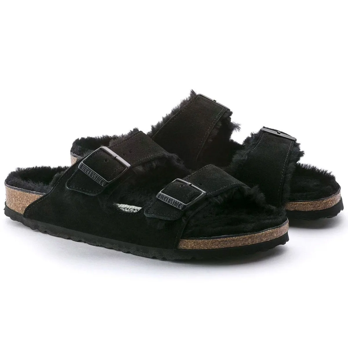 Birkenstock Femme Arizona en Daim Noir