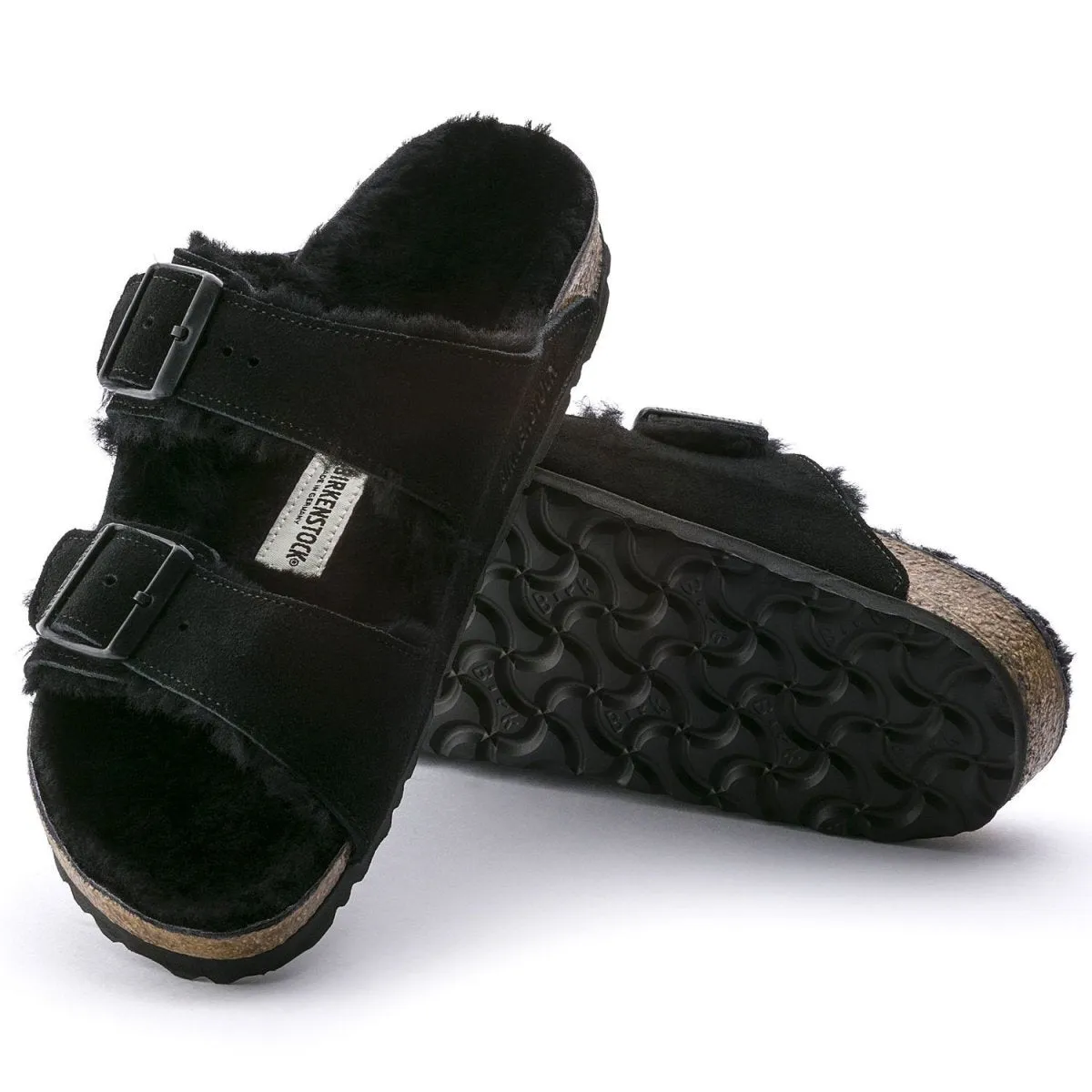 Birkenstock Femme Arizona en Daim Noir