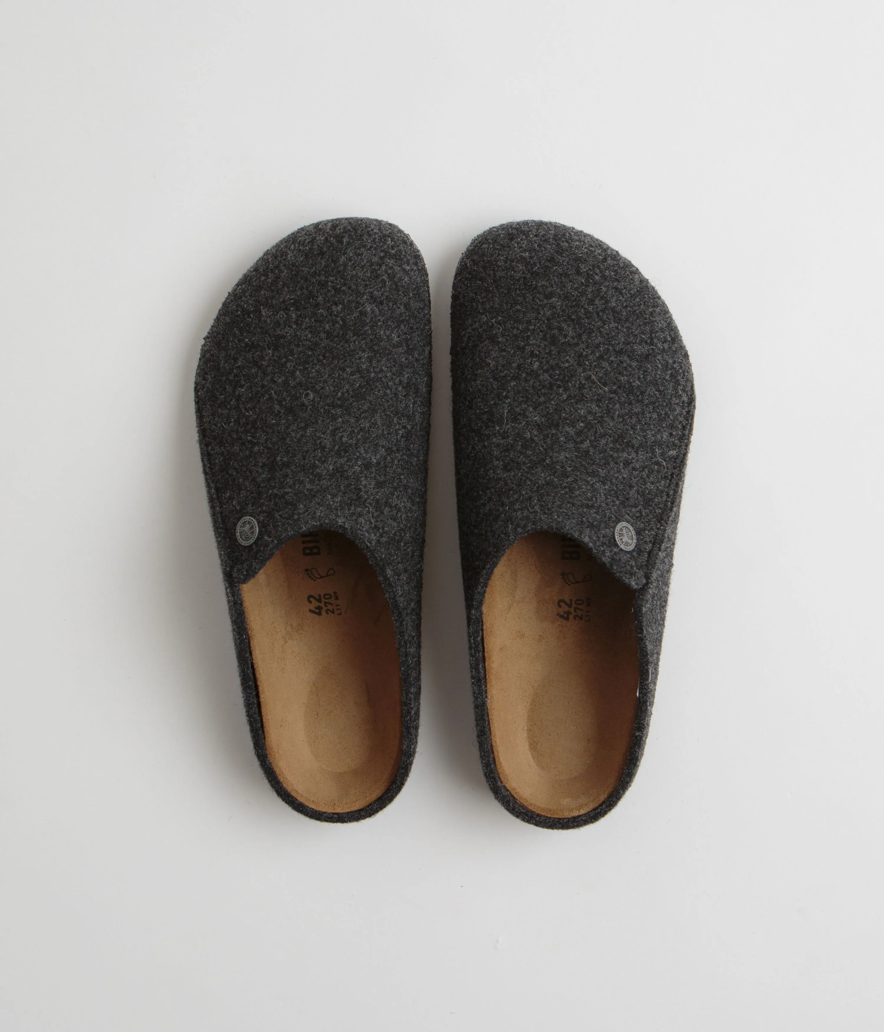 Chaussons Birkenstock Zermatt en feutre - Chaussures Birkenstock Anthracite