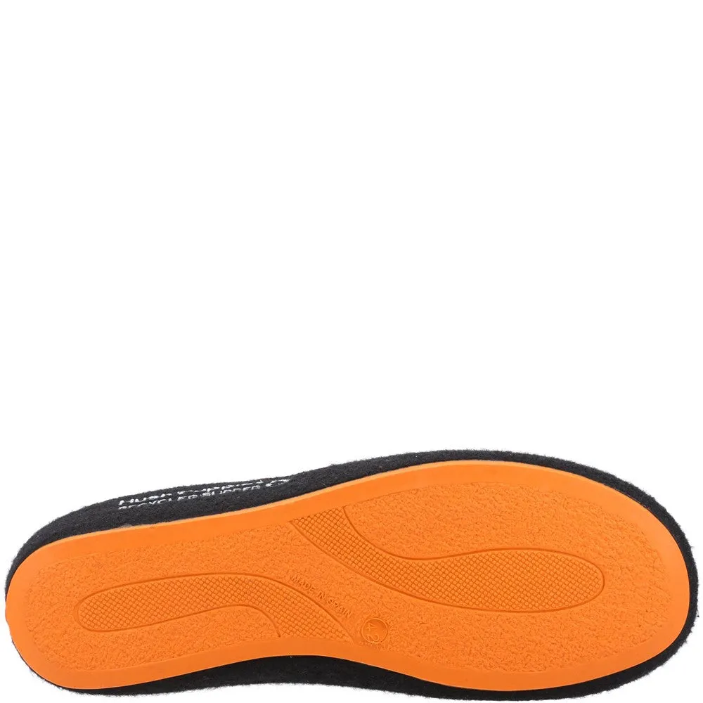 Pantoufles recyclées pour hommes Noir/Orange