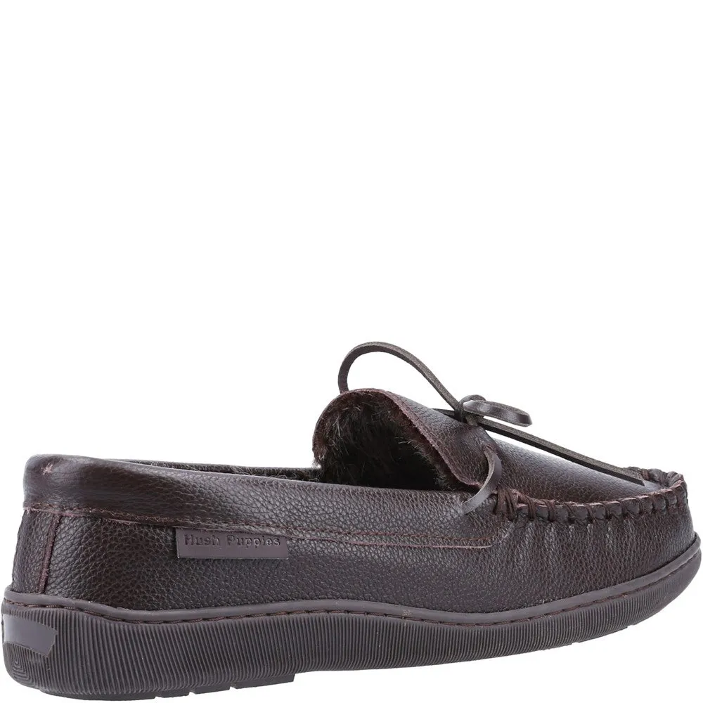 Pantoufles en cuir Brown Ace