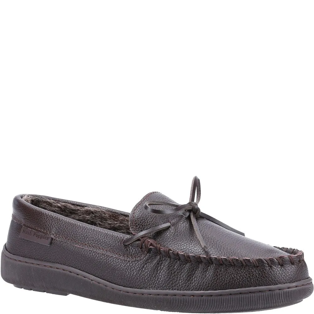Pantoufles en cuir Brown Ace