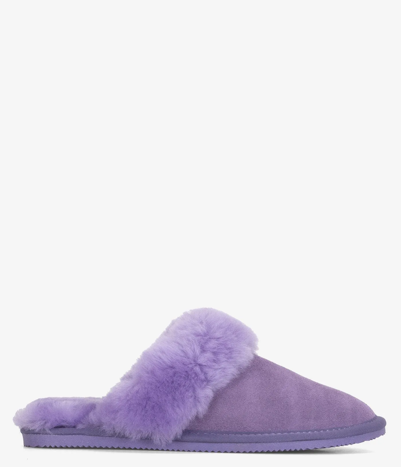 Burleigh Plush Scuff Slide Chausson en Peau de Mouton - Femmes