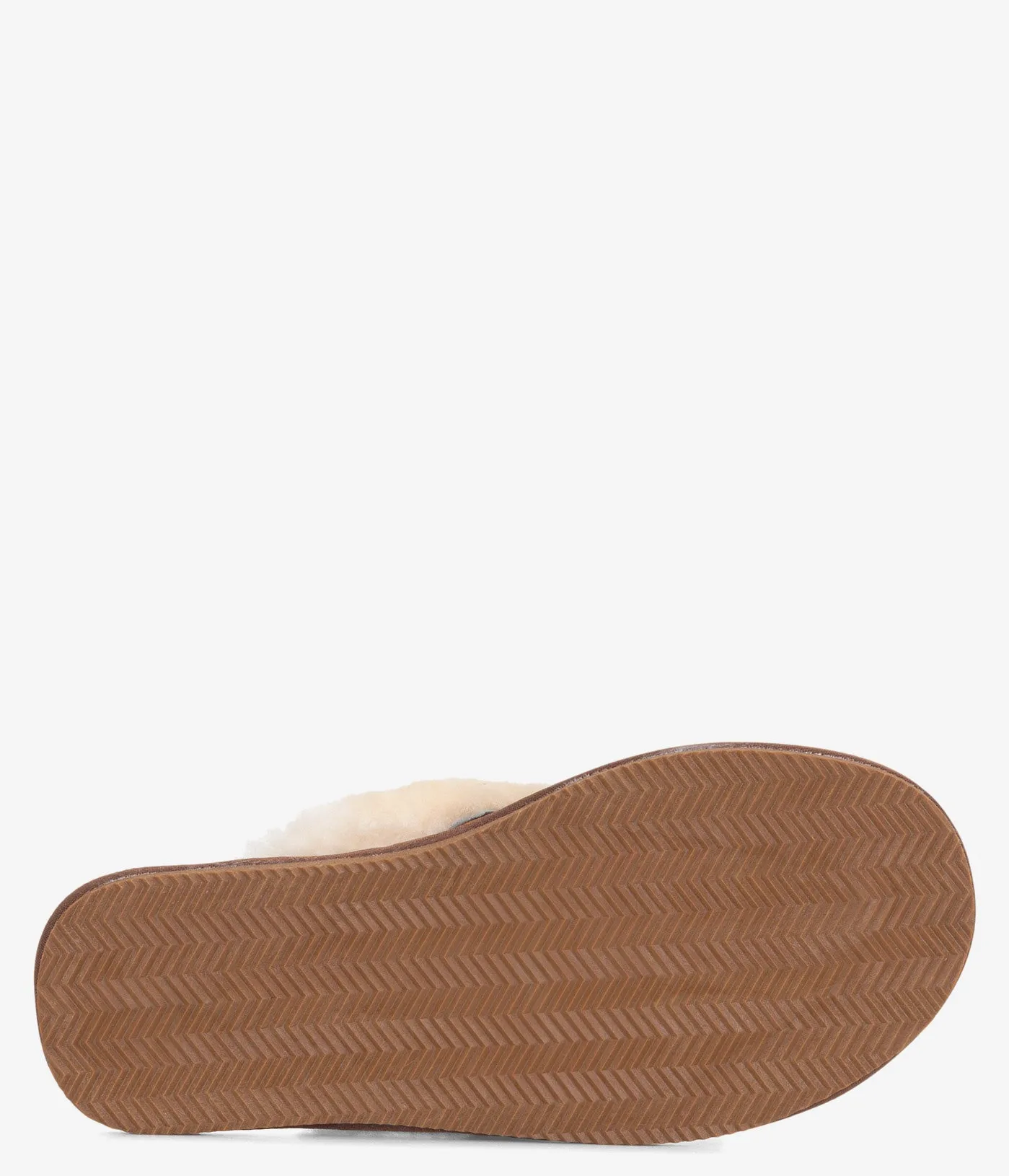 Burleigh Plush Scuff Slide Chausson en Peau de Mouton - Femmes