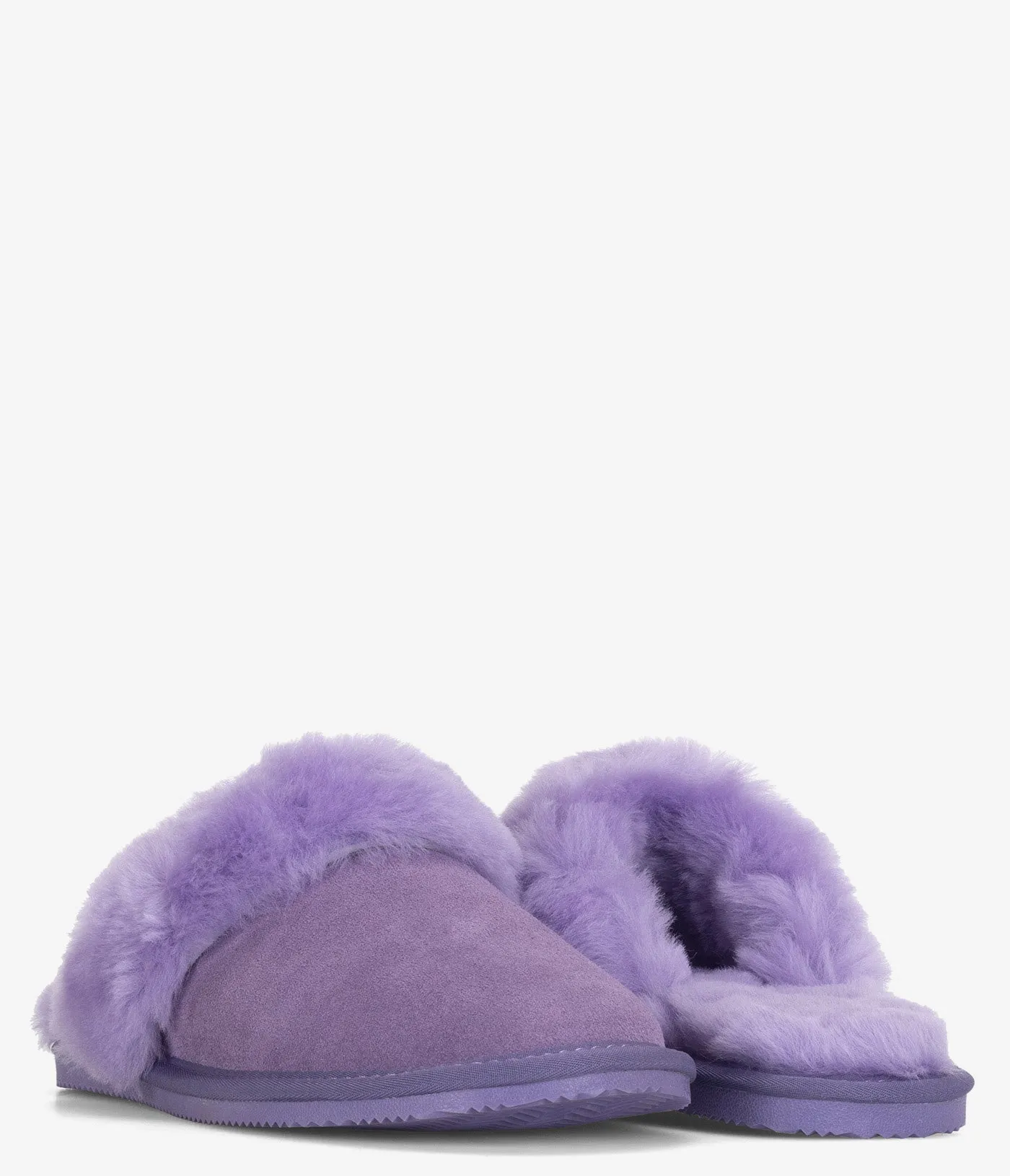 Burleigh Plush Scuff Slide Chausson en Peau de Mouton - Femmes