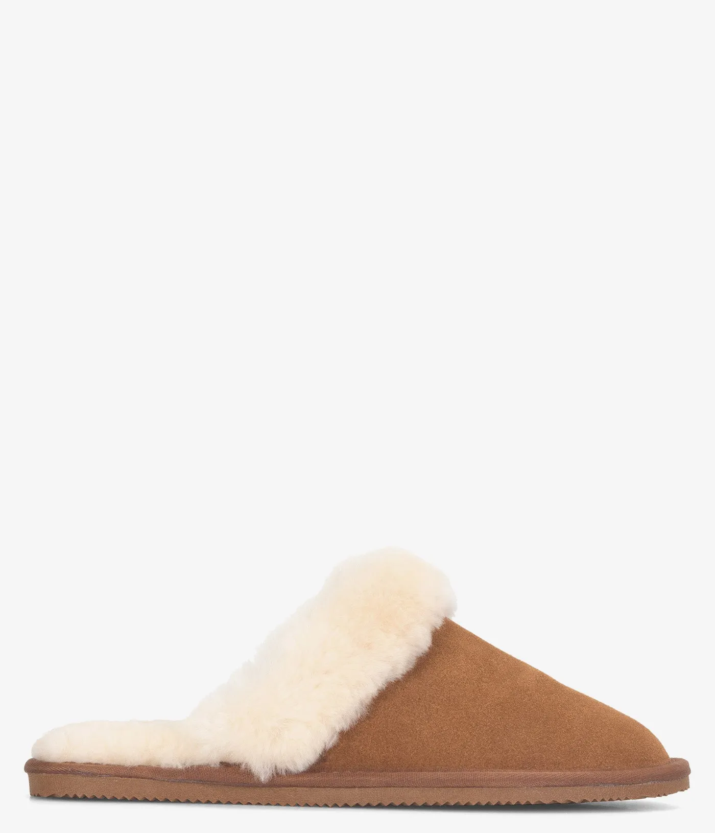 Burleigh Plush Scuff Slide Chausson en Peau de Mouton - Femmes