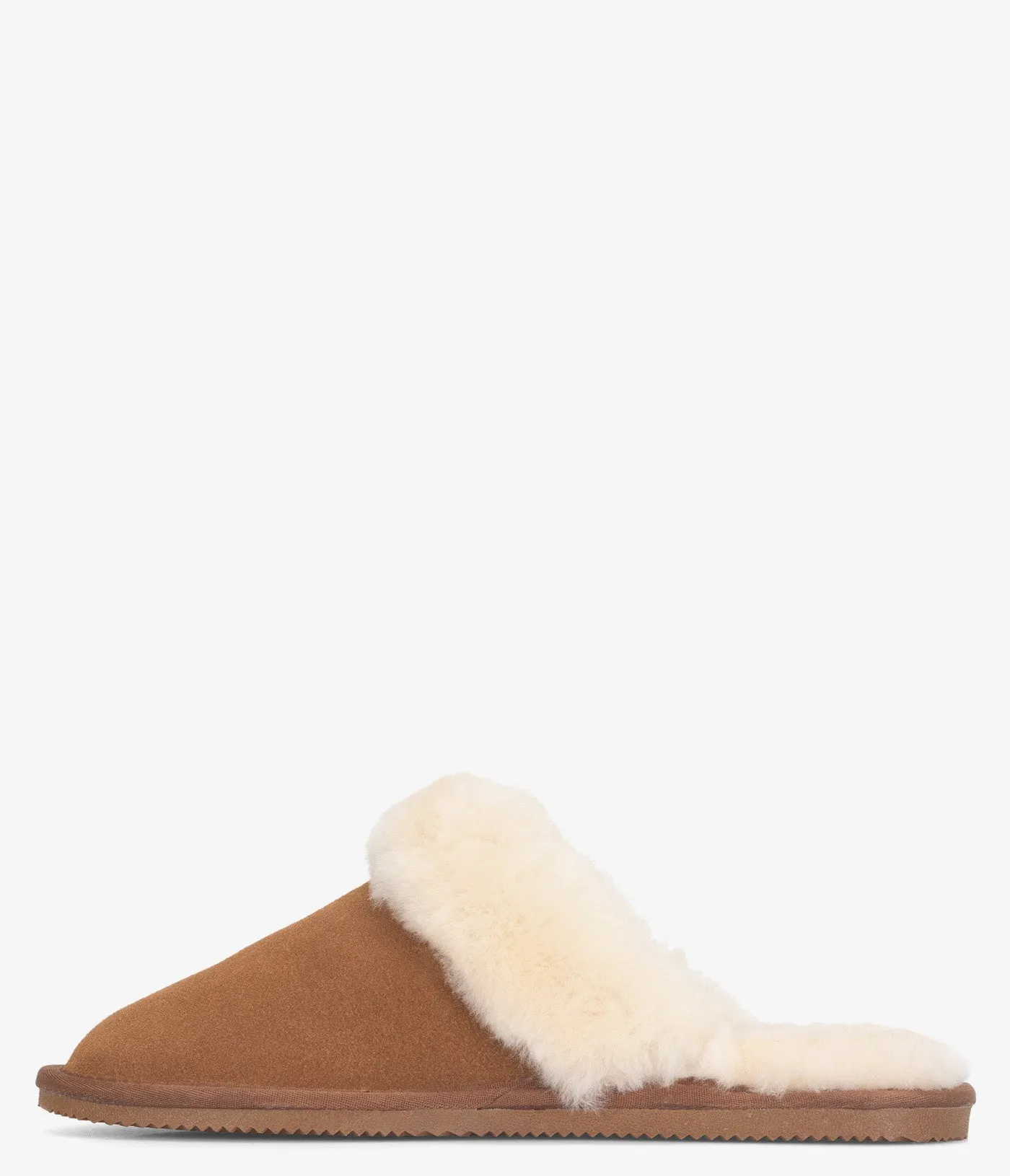 Burleigh Plush Scuff Slide Chausson en Peau de Mouton - Femmes