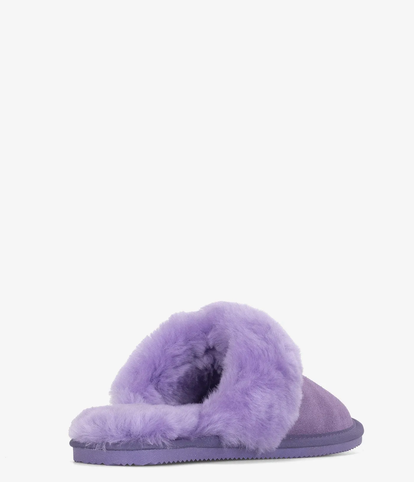 Burleigh Plush Scuff Slide Chausson en Peau de Mouton - Femmes