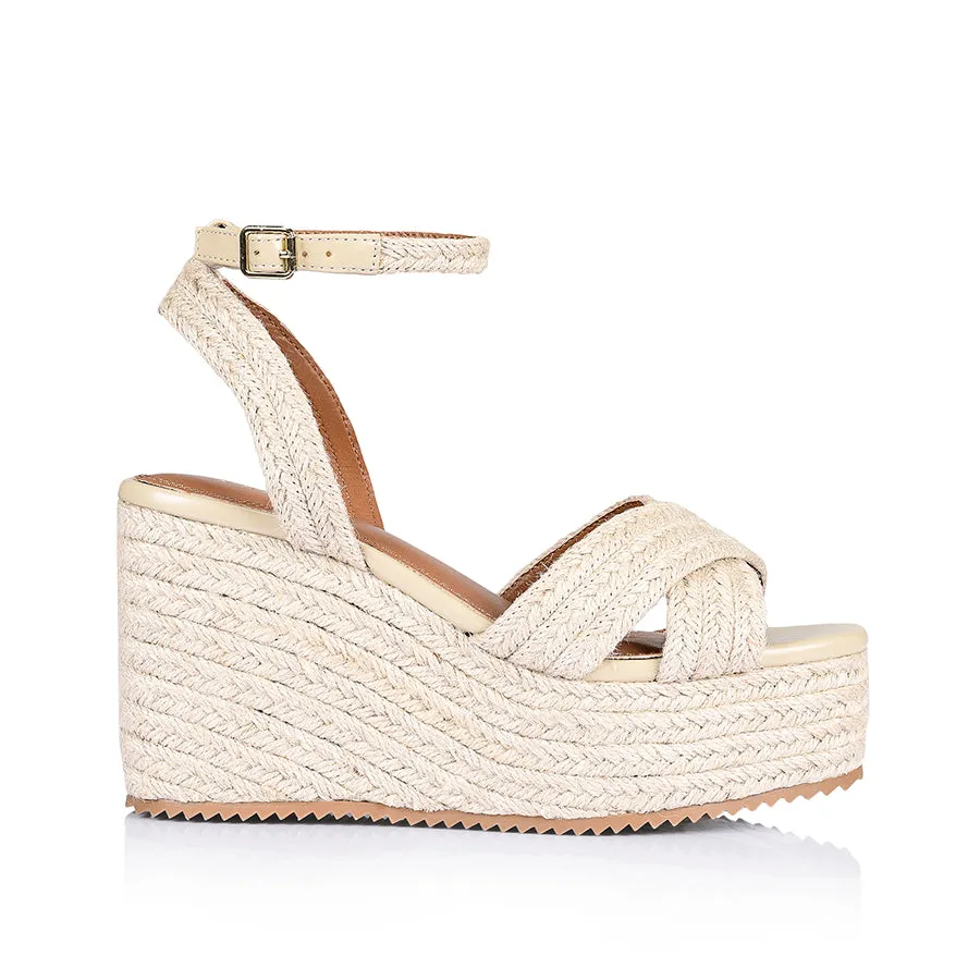 Callie Rope Wedges - Corde naturelle