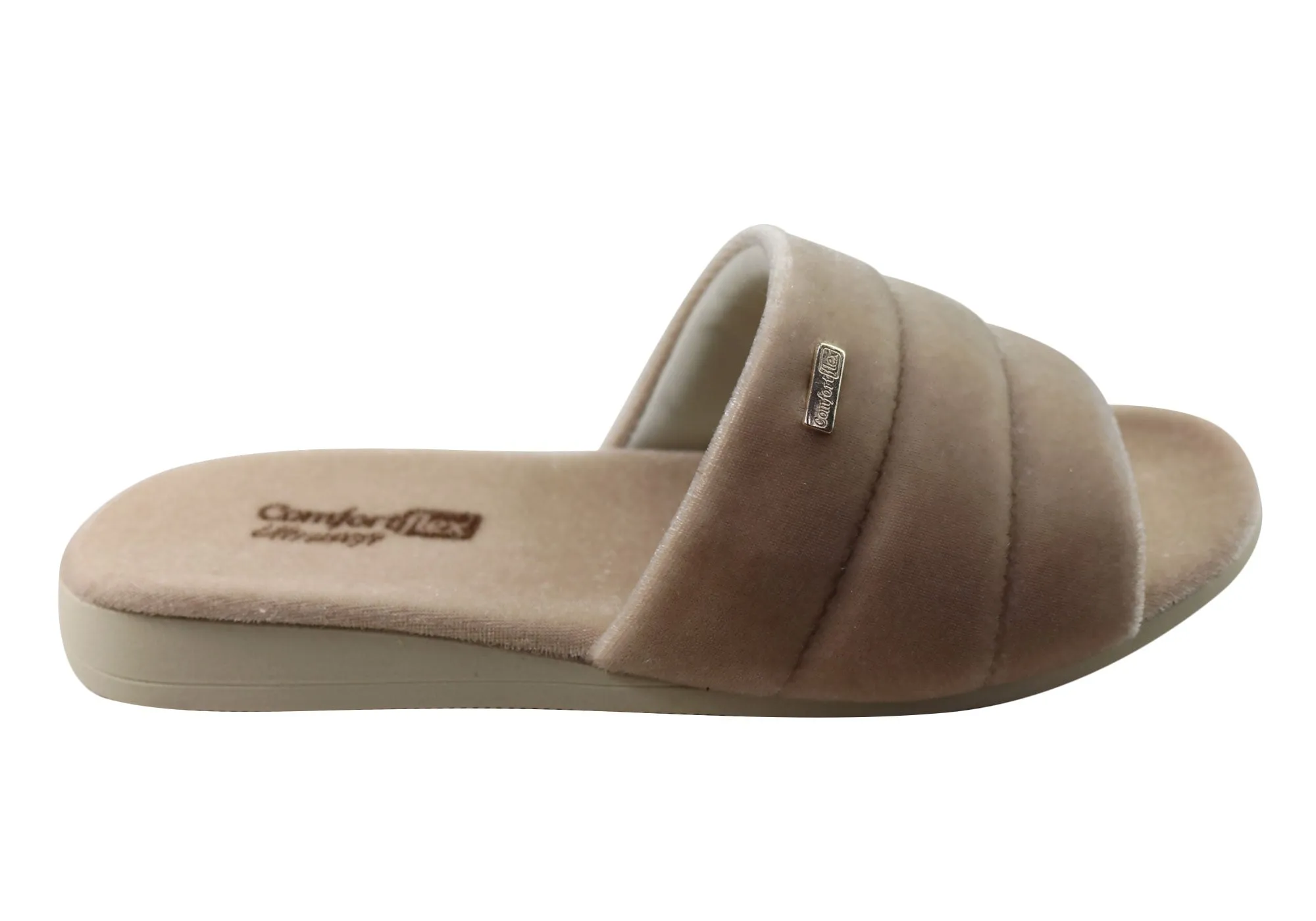 Chaussons Femme à Bout Ouvert Comfortflex Relax Harmony Fabriqués au Brésil Chaussures Comfortflex
