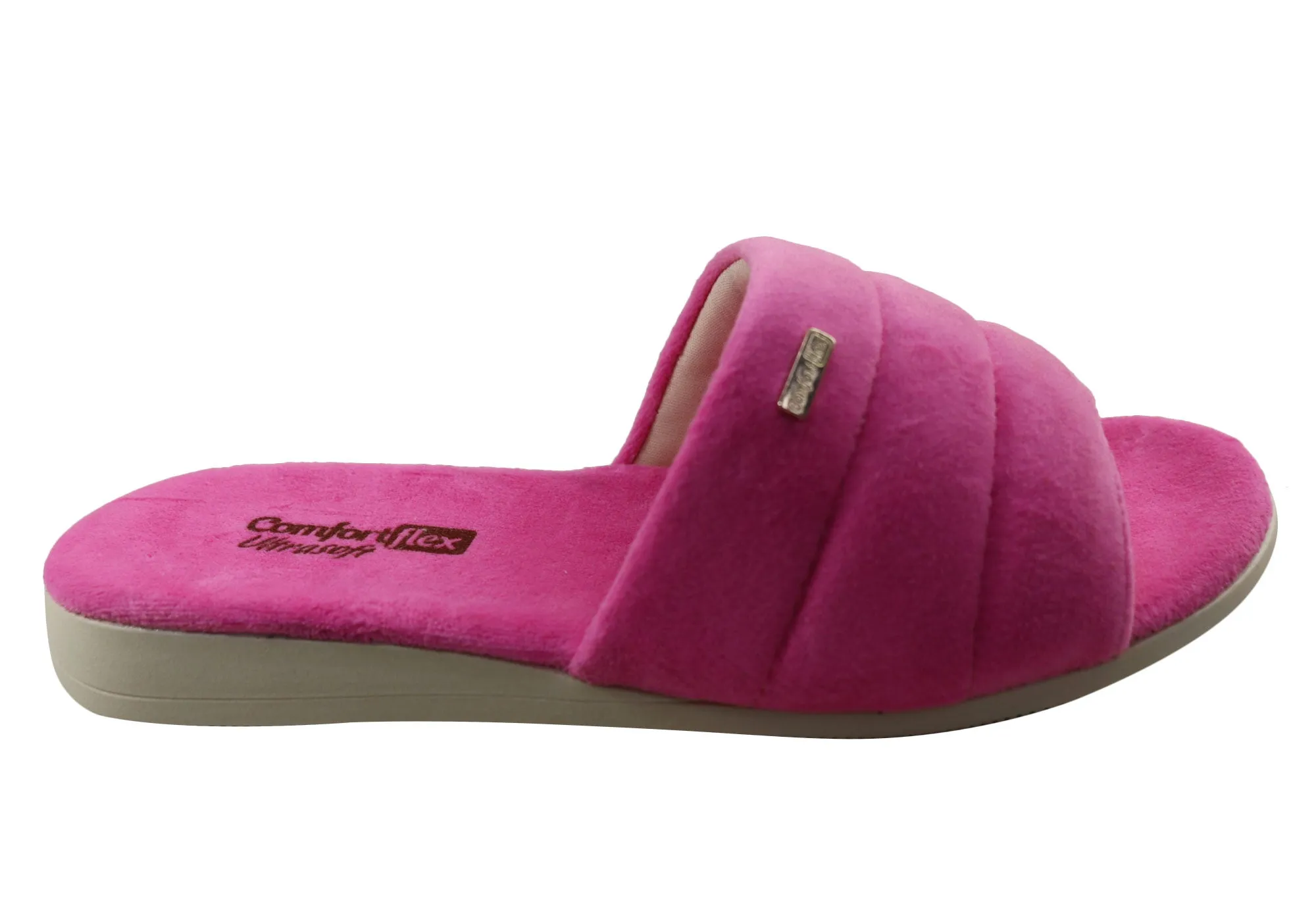 Chaussons Femme à Bout Ouvert Comfortflex Relax Harmony Fabriqués au Brésil Chaussures Comfortflex