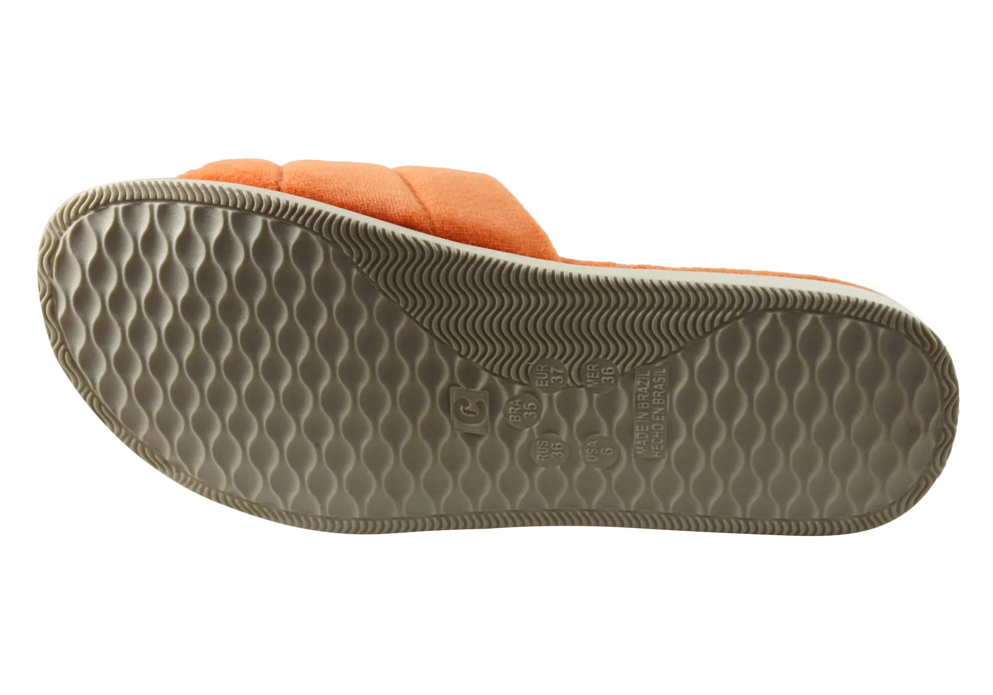Chaussons Femme à Bout Ouvert Comfortflex Relax Harmony Fabriqués au Brésil Chaussures Comfortflex
