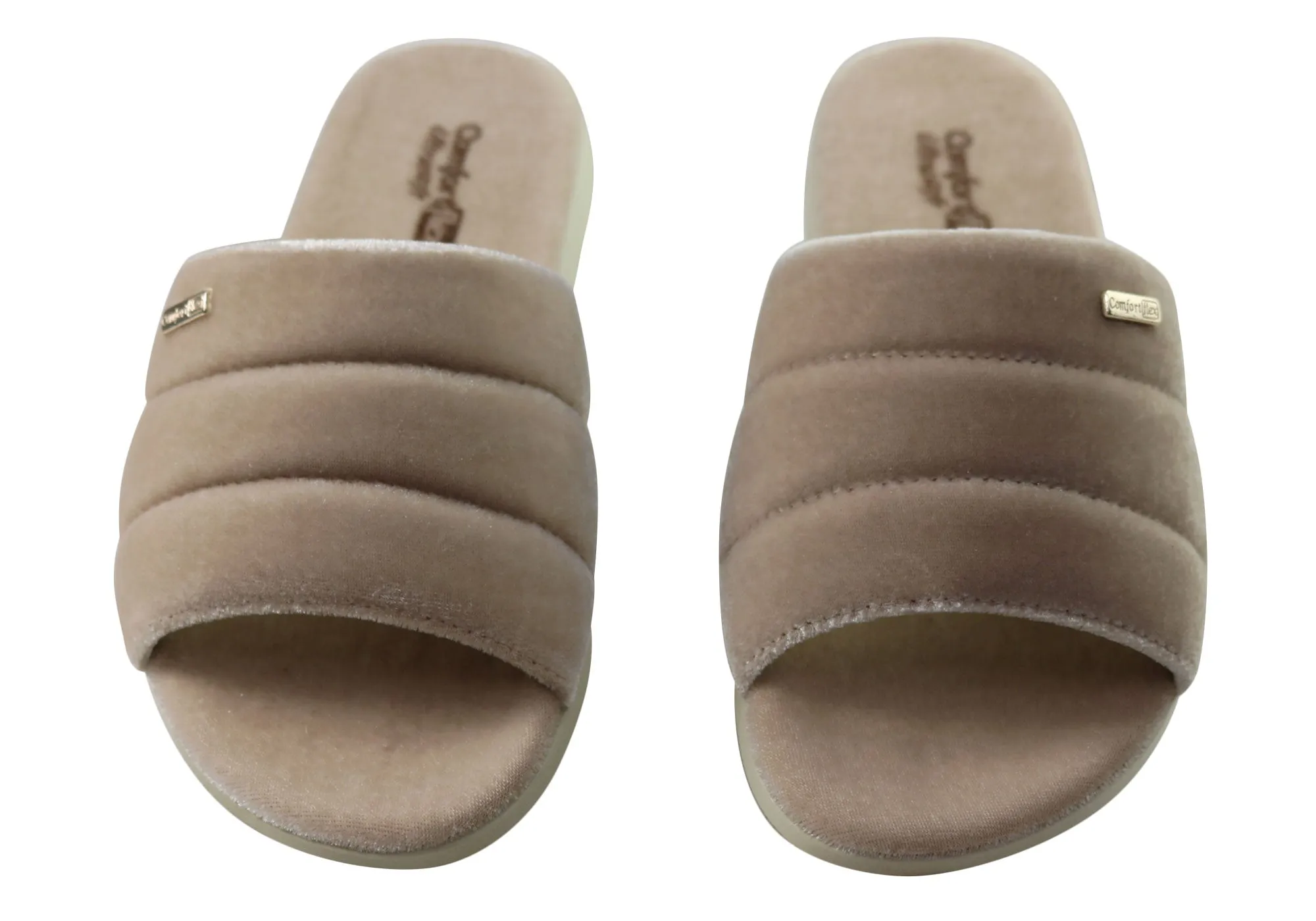 Chaussons Femme à Bout Ouvert Comfortflex Relax Harmony Fabriqués au Brésil Chaussures Comfortflex