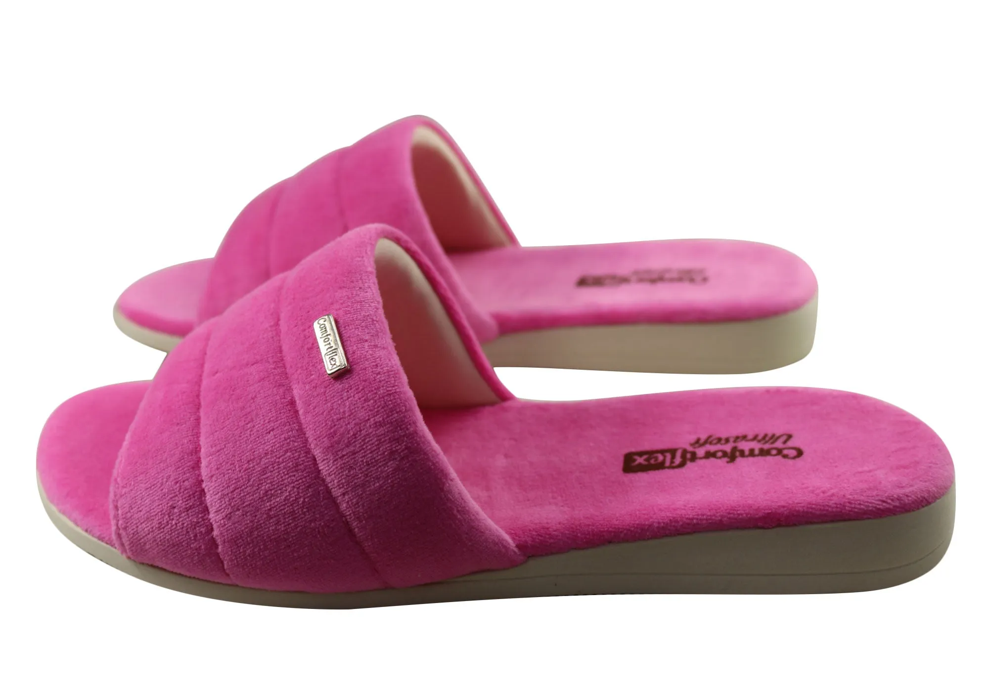 Chaussons Femme à Bout Ouvert Comfortflex Relax Harmony Fabriqués au Brésil Chaussures Comfortflex