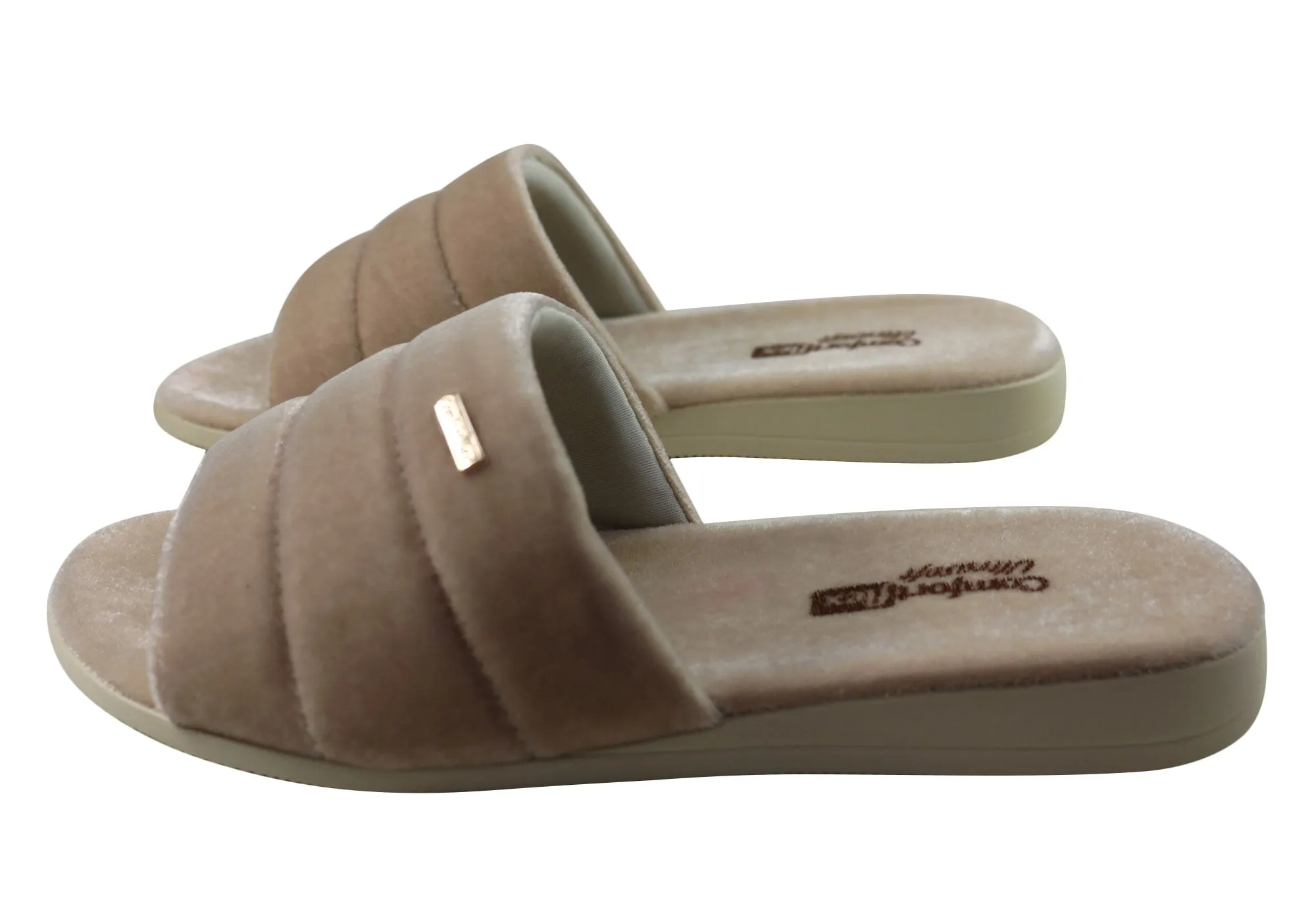 Chaussons Femme à Bout Ouvert Comfortflex Relax Harmony Fabriqués au Brésil Chaussures Comfortflex
