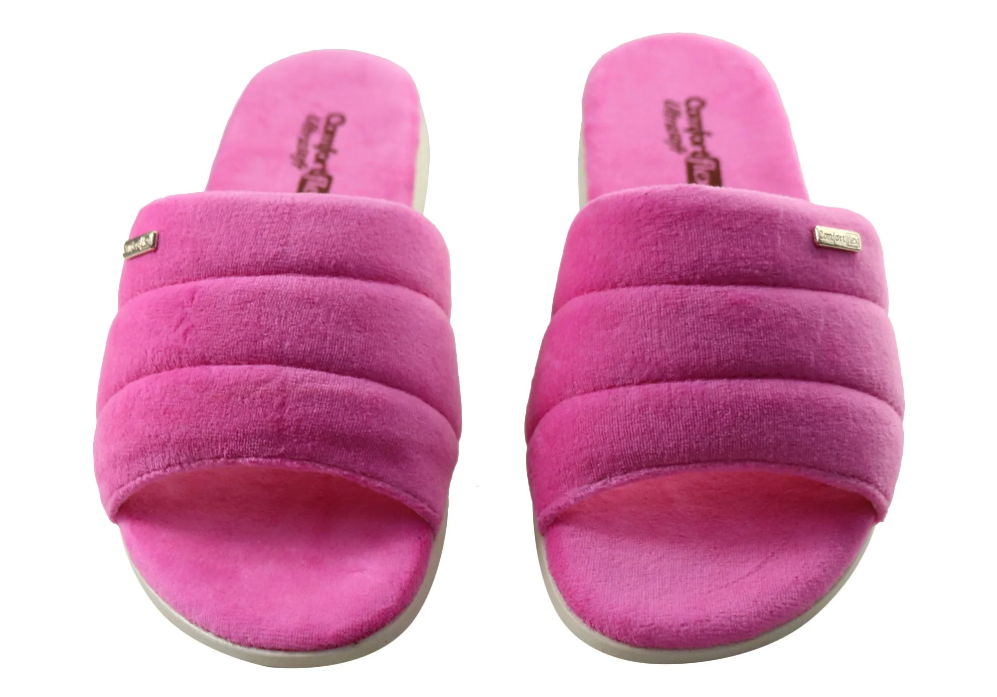 Chaussons Femme à Bout Ouvert Comfortflex Relax Harmony Fabriqués au Brésil Chaussures Comfortflex