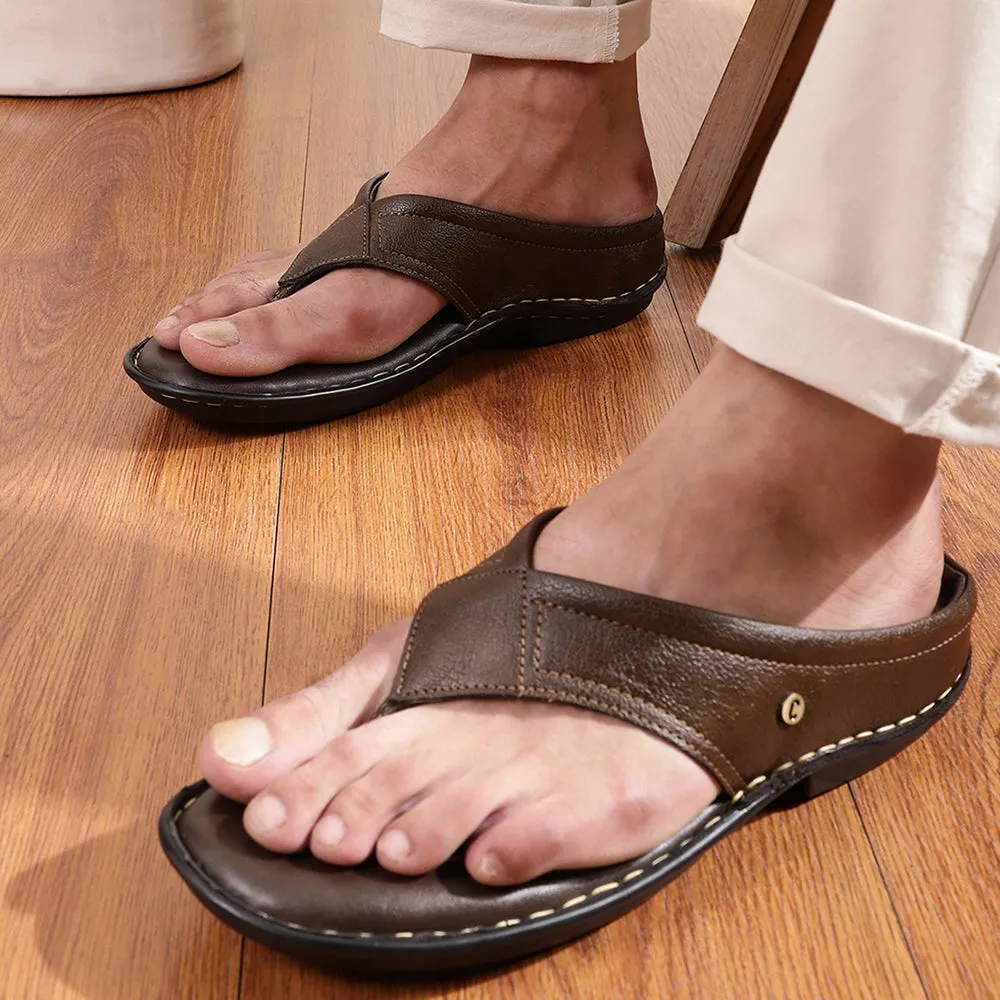 Chaussons décontractés marron Coolers pour hommes AVN-08 par Liberty