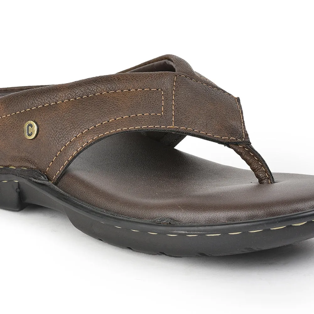 Chaussons décontractés marron Coolers pour hommes AVN-08 par Liberty