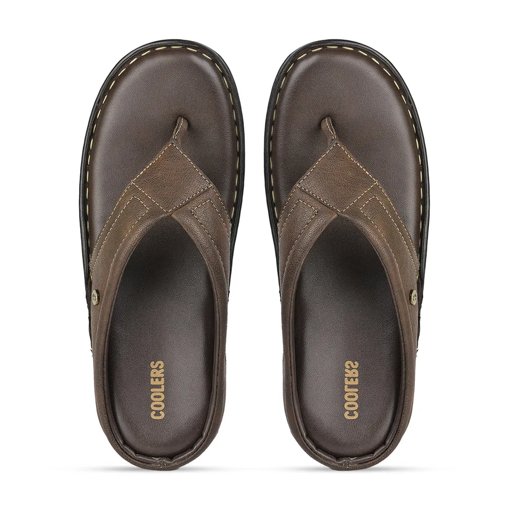 Chaussons décontractés marron Coolers pour hommes AVN-08 par Liberty
