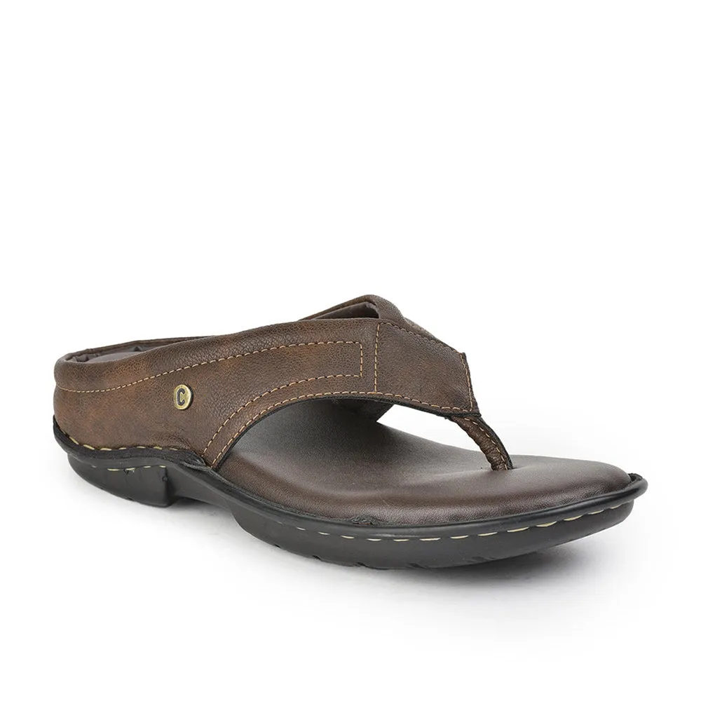 Chaussons décontractés marron Coolers pour hommes AVN-08 par Liberty