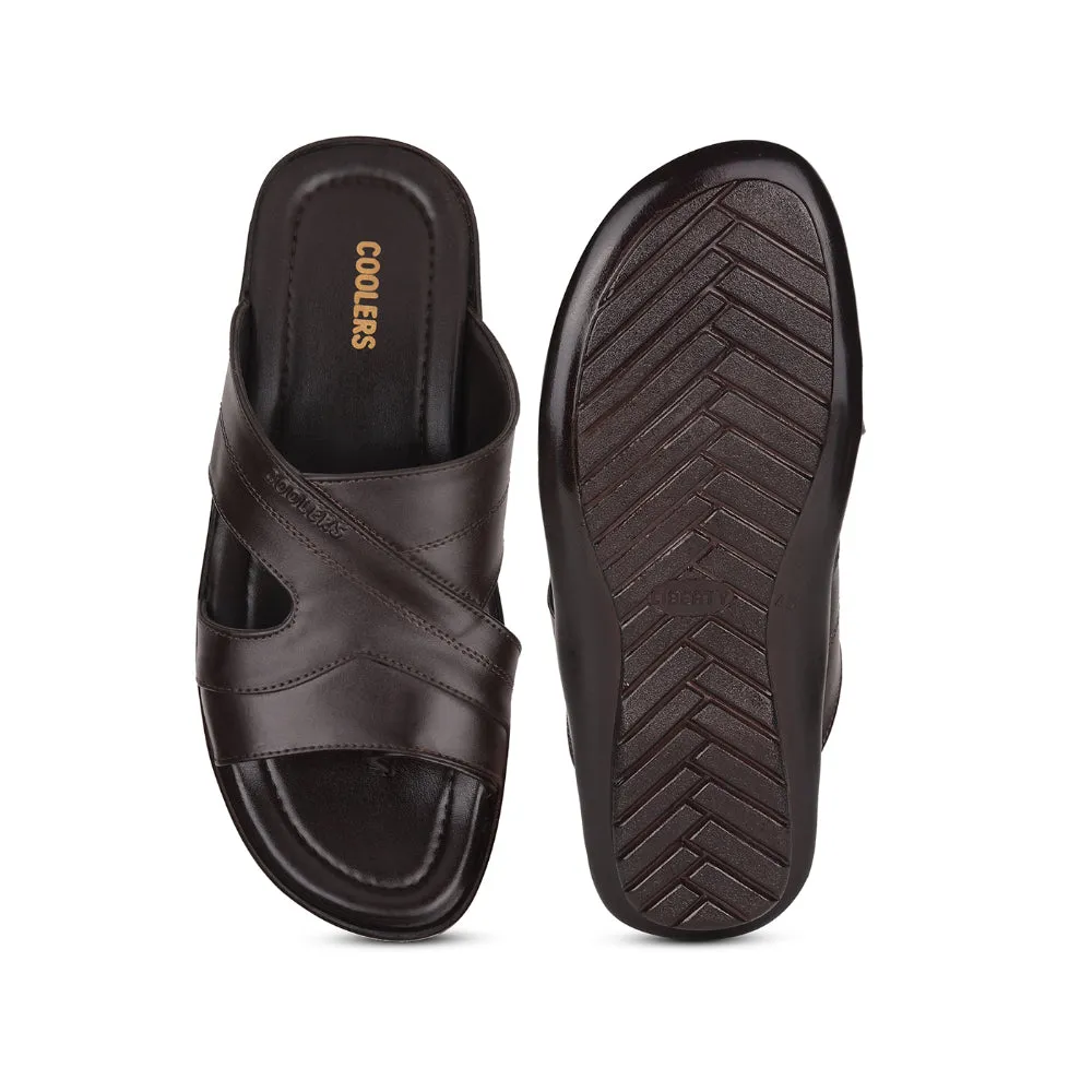 Coolers By Liberty COOL99-91 Pantoufles Décontractées Pour Hommes - Marron